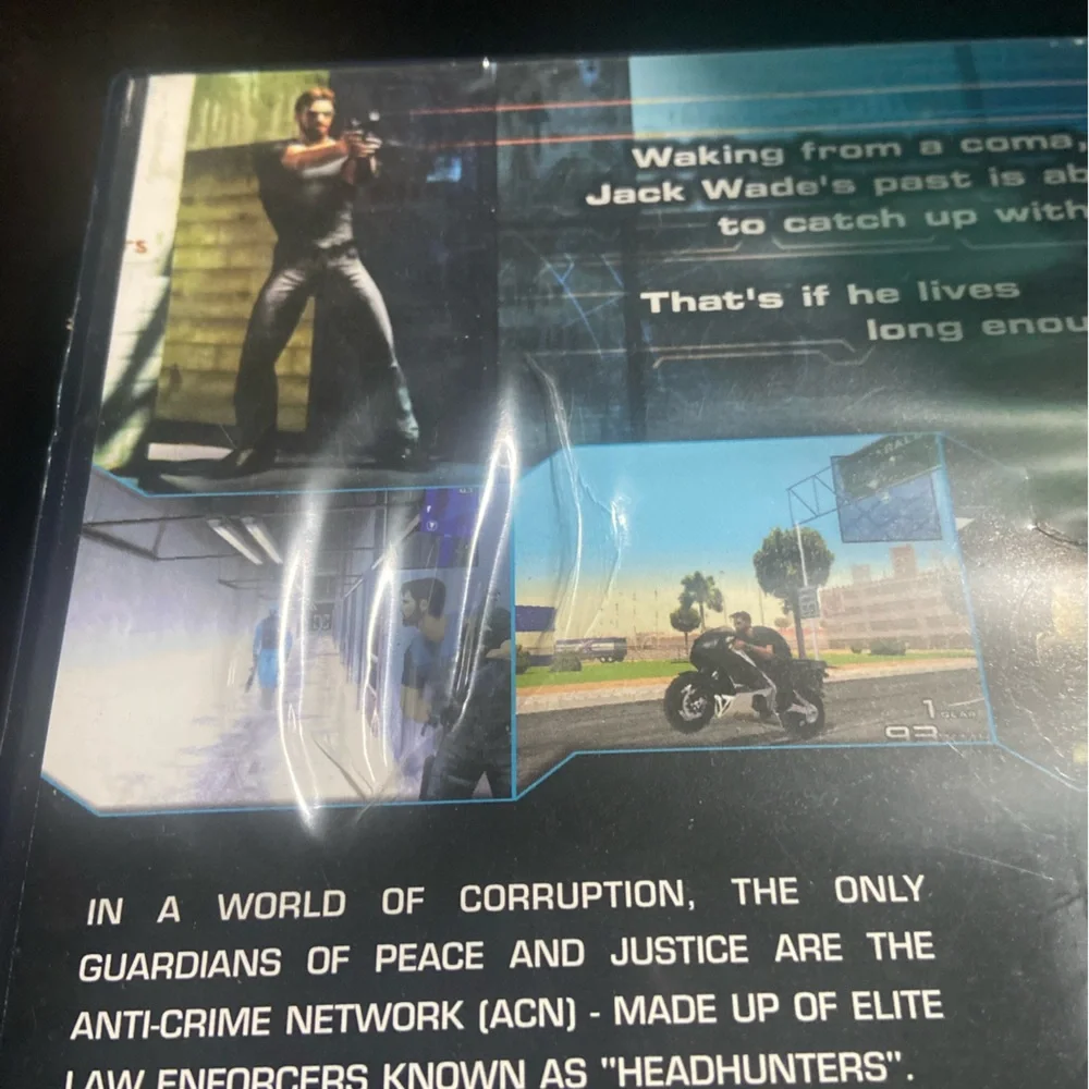 Headhunter Video Game for the Sony PlayStation 2 tested (B1)